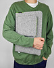 etui na laptopa ETUI NA LAPTOPA filcowe zielony zamek 5