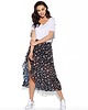 spódnice maxi Długa spódnica z jedwabiem LG542 - druk 15 1