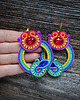 kolczyki soutache Gigi- duże i etniczne kolczyki soutache 4