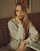 spodnie materiałowe damskie Spodnie balonowe COMFY FIT Sand 5