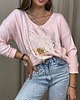 swetry damskie  Wiskozowy sweter Rosa Cipria 1