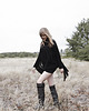 swetry damskie  Fringe Turtleneck Sweater 1