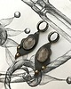 kolczyki wire wrapping Stylowe 3