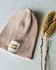 czapki dziecięce Czapka prążkowana beanie z napisem 4
