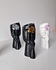figurki i rzeźby Wazon kobieca twarz - flower black 1