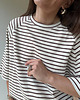 t-shirt damskie T-shirt Chillout choclate stripes bawełna 3
