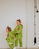 bluzy dla chłopców Dres oversize Lime 5