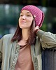 czapki damskie Czapka ściągaczowa 2w1 Unisex - Bordowa 3