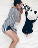kombinezony dla niemowlaka Kombinezon na zamek Panda 3