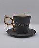 filiżanki Filiżanka Espresso ze złotym uszkiem 2