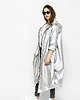 kurtki damskie Srebrna parka oversize Alla 3