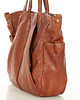 torby na ramię Miękka torebka skórzana shopperka na ramię -brąz camel 4