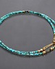 chokery Turkus vol. 48 i diamenty /choker/ naszyjnik - Szlachetna kolekcja 4