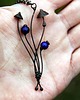 wisiory Mały metalowy naszyjnik z grzybami w stylu hippie boho 3