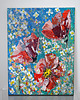 obrazy Giclee "Maki na niebieskim tle" 1