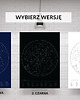 plakaty Plakat Mapa nieba nad Polską - konstelacje gwiazd 4