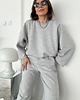 spodnie dresowe damskie Spodnie Grounded light grey 7