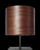 lampy stołowe Lampa stołowa, nocna LEEA - Black Sapeli Dreamcatcher. Naturalny fornir sapele. 1