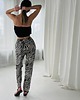 topy damskie Butterfly / czarny top muślinowy 3