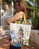 torby na ramię Pikowana duża torba shopper Havana 2