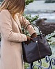 torby na ramię Torba ze skóry, czekoladowo-brązowa torba, Handmade, Shopper 2