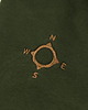 bluzy męskie Bluza męska z kapturem rozpinana BUSHCRAFT khaki - 2