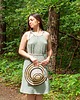 sukienki midi damskie Boho Romantyczna Muślinowa Sukienka Ze 100% Bawełny, Ręcznie Robiona 4