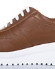 sneakersy damskie Sneakersy skórzane - sznurowane    (7048) 5