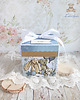 kartki, zaproszenia na chrzest Exploding box chrzest roczek "VintageBoy" GOTOWY 1