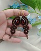 kolczyki soutache Długie kolczyki sutasz na wesele, brązowe czekoladowe kolczyki 2