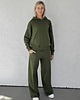 komplety damskie Aba komplet oversized kangurka i szerokie spodnie wide leg  Khaki 6