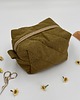 kosmetyczki Kosmetyczka kostka Wafelek khaki 2