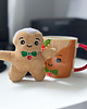 kubki Kubek świąteczny porcelanowy z maskotką Świąteczny Ciastek na prezent 1