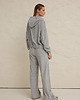 spodnie dresowe damskie Spodnie BELL gray terry 3