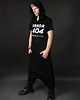 t-shirty męskie Czarny t-shirt z kapturem i nadrukiem ERROR 404 3