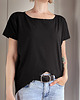 t-shirt damskie Bluzka środek czarna 1