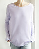 bluza bez kaptura damska Gruby Wąski rękaw Jasnofioletowy 1