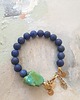 bransoletki z kamieni naturalnych Bransoletka ANTYK HEBE lapis lazuli, turkus, mosiądz 5