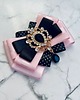 broszki Brosza  z czarną ozdobą w stylu glamour  NEW 3