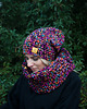 czapki damskie Komplet CRAZYCOLOR  czapka i komin kolor 1
