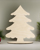 dekoracje świąteczne Figurka Drewniana Choinka na Podstawce do Malowania Dekoracja Świąteczna 1