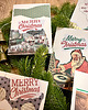 kartki scrapbooking Zabawne, kolażowe kartki świąteczne Merry Christmas - zestaw 5 szt 4