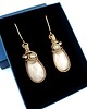 kolczyki wire wrapping Kolczyki z różowym kwarcem 1