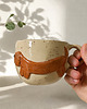kubki Ceramiczny kubek handmade z jamnikiem i napisem 4