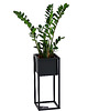 kwietniki Kwietnik Metalowy CUBO 50cm czarny 1