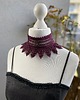 chokery Purpurowy koronkowy vintage naszyjnik 3