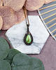 wisiory Miedziany wisiorek wire wrapping z jaspisem imperialnym #529 1