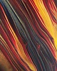 obrazy Obraz abstrakcyjny do salonu, żywe kolory, pt. 'Złote Góry' 50x70 cm 4