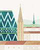 plakaty Wiedeń - plakat 50x70 cm fine art 2