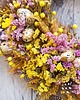 wianki Wianek na drzwi #14, wiosenny wianek na Wielkanoc, susz, 40 cm 6